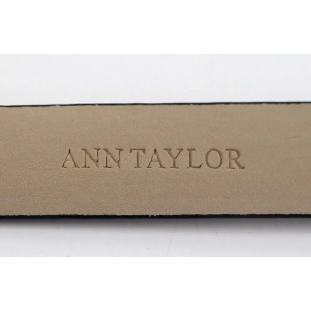 Ann Taylor BLACK GENUINE LEATHER 5/8